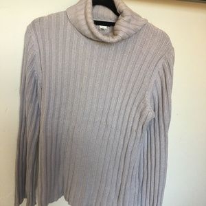 J. Crew Light Purple Sweater (L) - Cotton/Angora